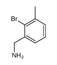 1-(2-Bromo-3-methylphenyl)methanamine structure