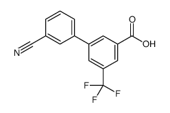 3-(3-cyanophenyl)-5-(trifluoromethyl)benzoic acid结构式