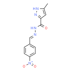 (E)-3-methyl-N-(4-nitrobenzylidene)-1H-pyrazole-5-carbohydrazide picture