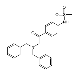 N-[4-[2-(dibenzylamino)acetyl]phenyl]methanesulfonamide Structure