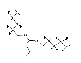 Di-(2,2,3,3,4,4,5,5-octafluorpentoxy)ethoxymethan结构式