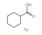 Cyclohexanecarboxylicacid, silver(1+) salt (1:1)结构式