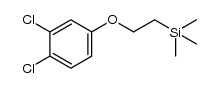 [2-(3,4-dichlorophenoxy)ethyl]trimethylsilane Structure