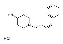 Methyl-[1-((E)-4-phenyl-but-3-enyl)-piperidin-4-yl]-amine hydrochloride结构式