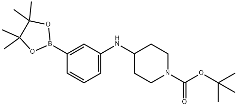 3-(1-BOC-哌啶-4-基氨基)苯硼酸频哪醇酯图片