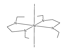 bis(N,N'-diethylethane-1,2-diamine)nickel(II) diiodide结构式