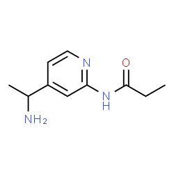 N-(4-(1-aminoethyl)pyridin-2-yl)propionamide structure