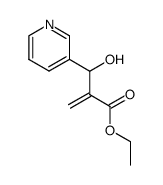 ethyl-2-(hydroxy(pyridin-3-yl)methyl)acrylate Structure