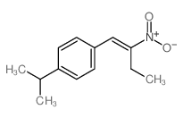 Benzene,1-(1-methylethyl)-4-(2-nitro-1-buten-1-yl)-结构式