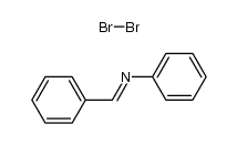 (E)-benzyliden-aniline, compound with bromine (1:2)结构式