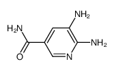 3-Pyridinecarboxamide,5,6-diamino-结构式