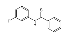 N-(3-fluoro-phenyl)-thiobenzamide Structure