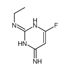 2,4-Pyrimidinediamine,N2-ethyl-6-fluoro-(9CI)结构式