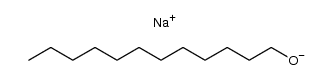 sodium dodecanolate Structure