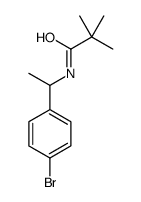 N-[1-(4-bromophenyl)ethyl]-2,2-dimethylpropanamide Structure