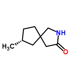 2-Azaspiro[4.4]nonan-3-one,7-methyl-,(7R)-(9CI) Structure