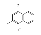 menadione radical anion Structure