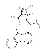 N-FMOC-AMINO-4-KETOCYCLOHEXYLCARBOXYLIC ACID Structure