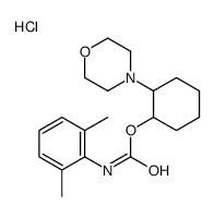 (2-morpholin-4-ium-4-ylcyclohexyl) N-(2,6-dimethylphenyl)carbamate,chloride Structure