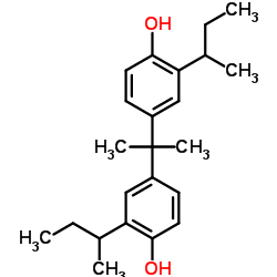 4,4'-Propane-2,2-diylbis(2-sec-butylphenol) Structure