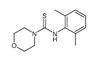 N-(2,6-dimethylphenyl)morpholine-4-carbothioamide结构式