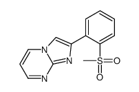 2-(2-(METHYLSULFONYL)PHENYL)IMIDAZO[1,2-A]PYRIMIDINE结构式