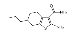 2-AMINO-6-PROPYL-4,5,6,7-TETRAHYDRO-1-BENZOTHIOPHENE-3-CARBOXAMIDE picture