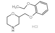 2-[(2-ethoxyphenoxy)methyl]morpholine hydrochloride structure