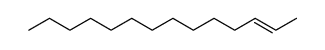 (E)-2-tetradecene Structure