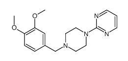 2-(4-Veratryl-1-piperazinyl)pyrimidine structure