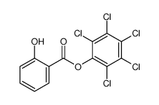 (2,3,4,5,6-pentachlorophenyl) 2-hydroxybenzoate结构式