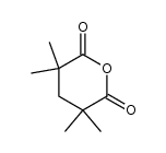 2,2,4,4-tetramethylglutaric anhydride Structure