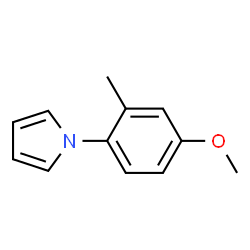 1H-Pyrrole,1-(4-methoxy-2-methylphenyl)-(9CI) structure