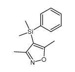 3,5-dimethyl-4-dimethylphenylsilylisoxazole Structure