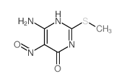 4(3H)-Pyrimidinone,6-amino-2-(methylthio)-5-nitroso- picture