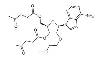 3',5'-di-O-levulinyl-2'-O-(2-methoxyethyl)adenosine Structure