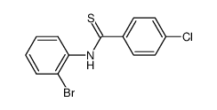 N-(2-bromophenyl)-4-chlorobenzothioamide Structure