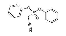 diphenyl (cyanomethyl)phosphonate结构式