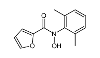 N-(2,6-dimethylphenyl)-N-hydroxyfuran-2-carboxamide结构式