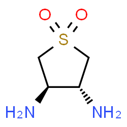 3,4-Thiophenediamine,tetrahydro-,1,1-dioxide,trans-(9CI) Structure