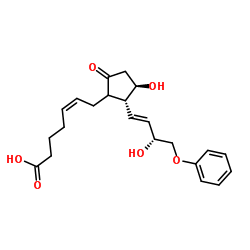 16-phenoxy tetranor Prostaglandin E2结构式