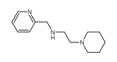 2-Pyridinemethanamine,N-[2-(1-piperidinyl)ethyl]-(9CI) structure