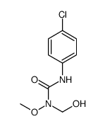 3-(4-chlorophenyl)-1-(hydroxymethyl)-1-methoxyurea结构式