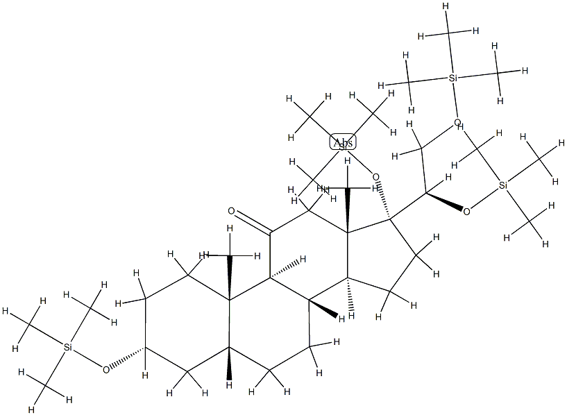 (20R)-3α,17,20,21-Tetrakis[(trimethylsilyl)oxy]-5β-pregnan-11-one picture