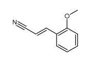 (E)-3-(2-methoxyphenyl)propenenitrile Structure