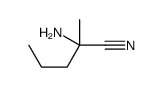 2-amino-2-methylpentanenitrile structure