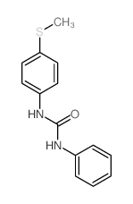 1-(4-methylsulfanylphenyl)-3-phenyl-urea structure