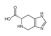 (S)-4,5,6,7-四氢-3H-咪唑并[4,5-c]吡啶-6-羧酸结构式