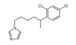 1-[5-(2,4-dichlorophenyl)hexyl]imidazole结构式