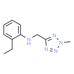 2H-Tetrazole-5-methanamine,N-(2-ethylphenyl)-2-methyl-(9CI) structure